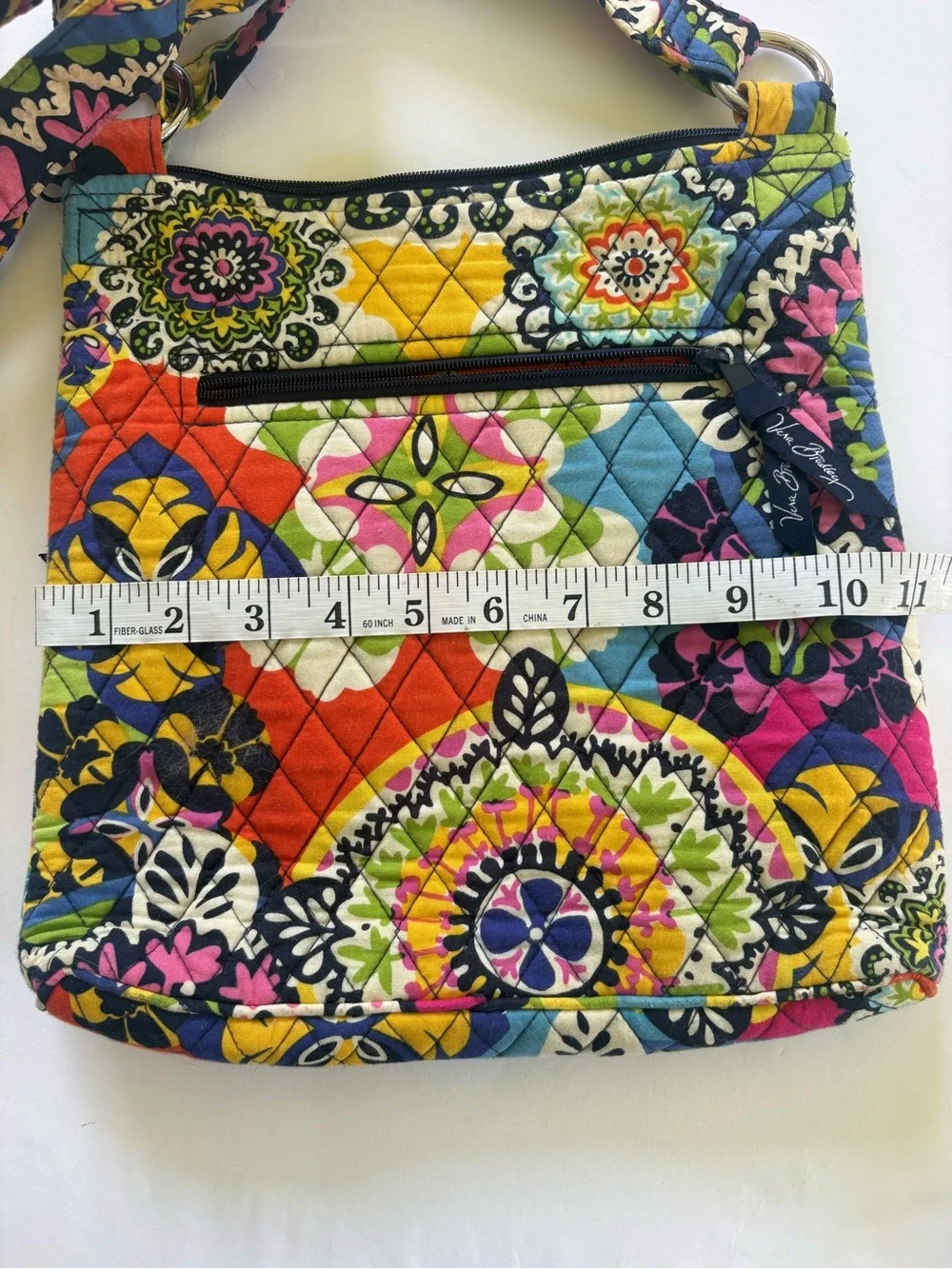 Vera Bradley Quilted Crossbody in Bright Multi Floral